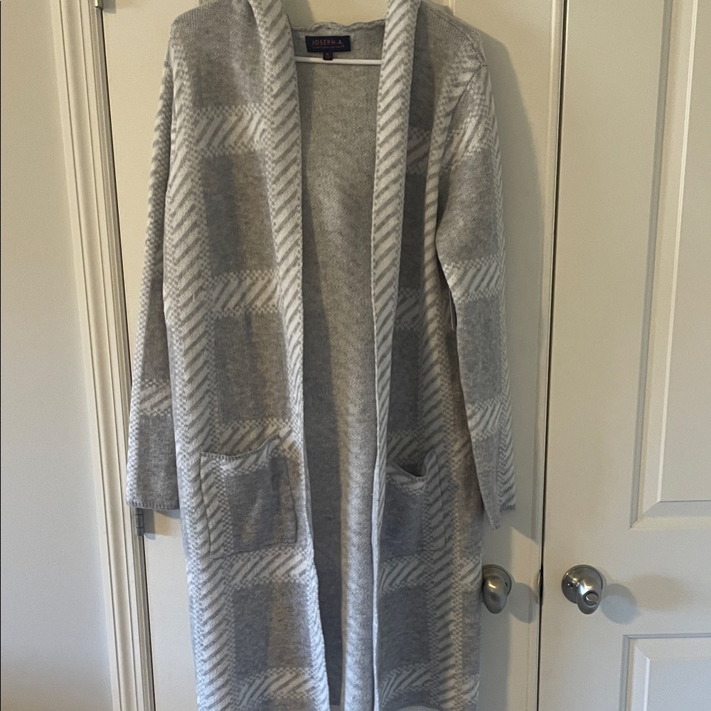 Joseph A Gray Hooded Coatigan NEW!